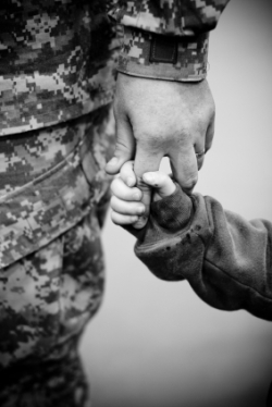 Soldier Child Hand